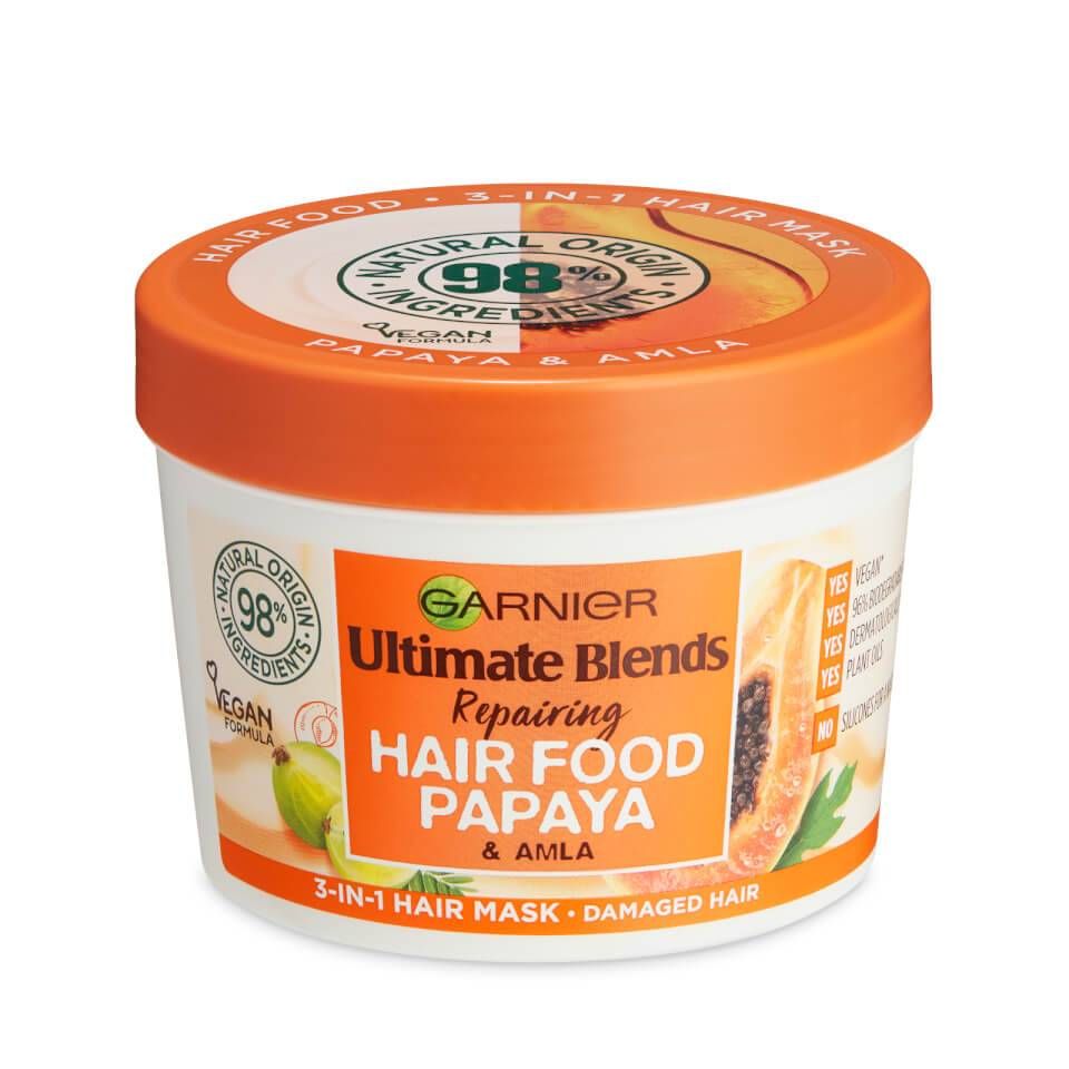 Garnier Ultimate Blends Hair Food Papaya 3-in-1 Damaged Hair Mask Treatment 