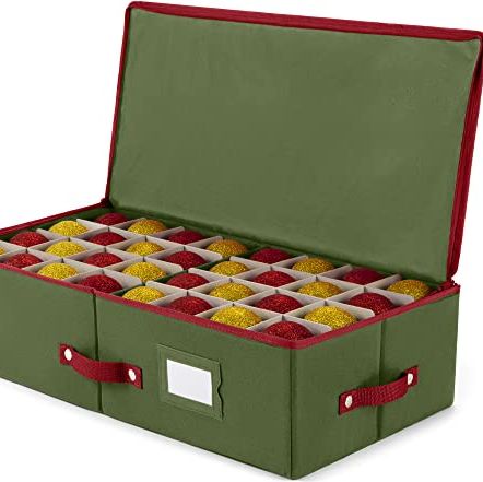 Christmas Bauble Storage Box With Dividers