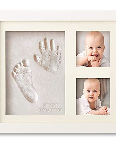 Handprint and Footprint Keepsake Picture Frame