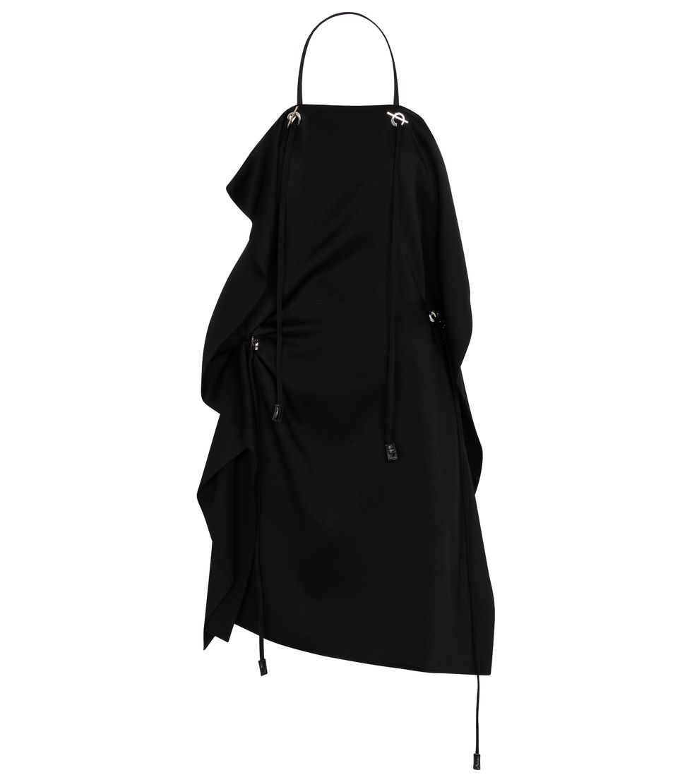 「酷帥個性」風格洋裝推薦：Givenchy不對稱設計短洋裝