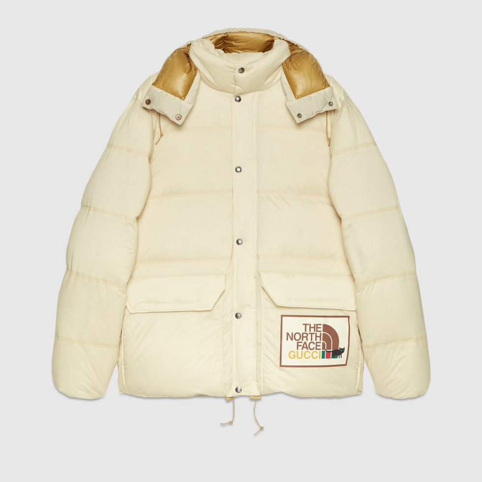 Gucci x The North Face Padded Jacket Light Pink/Black