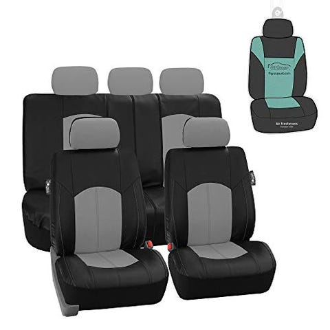 Add Luxury To The Jeep Wrangler With Leather Seats - Motor Trend Luxefit Gray Faux Leather Car Seat Cover Add Luxury To The Jeep Wrangler With Leather Seats - Motor Trend Luxefit Gray Faux Leather Car Seat Cover