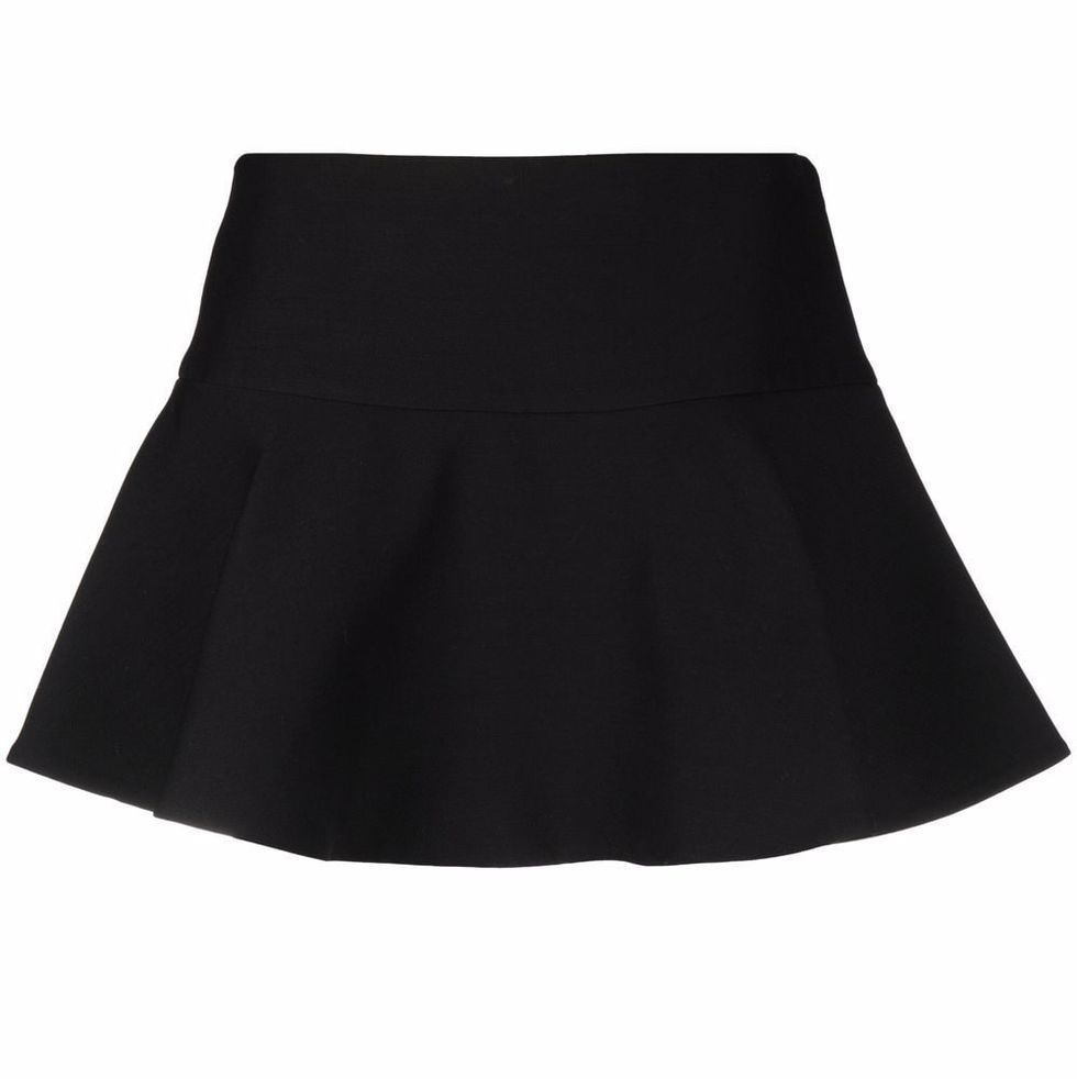 Flared-Effect Mini Skirt