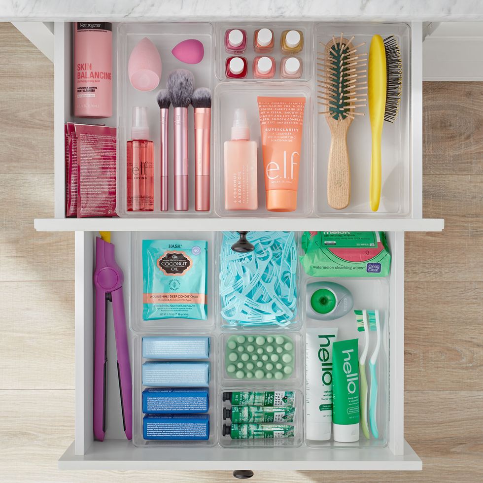The Home Edit 8-Piece Clear Plastic Beauty Drawer Edit Storage System