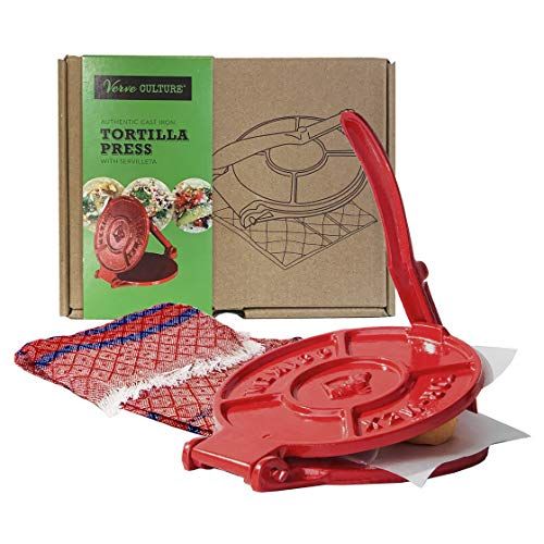Chefs Secret Red Tortilla Press 8 Red