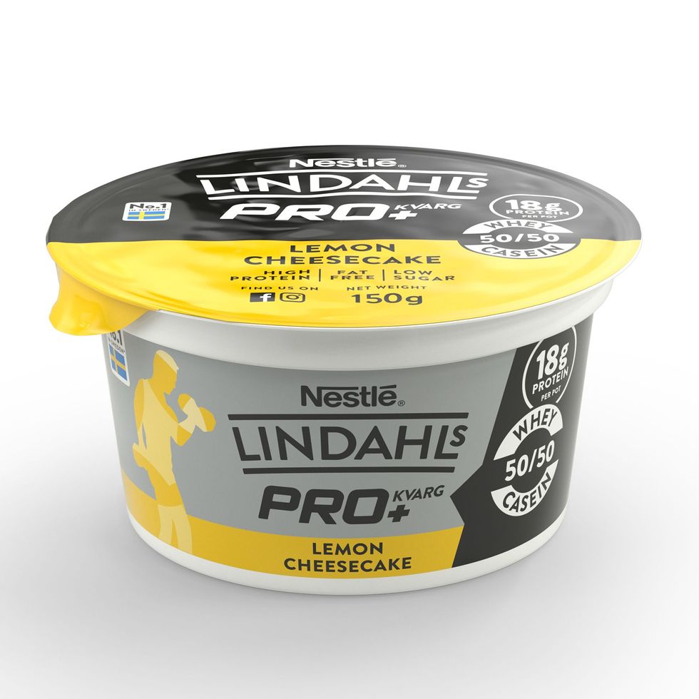 Lindahls Pro+ Kvarg Lemon Cheesecake