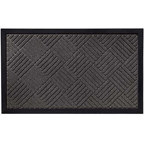 MTOUOCK Rubber Welcome Mats Outdoor, Large 24 * 36 Front Door Durable  Welcome Doormat for Front Door Outdoor, Non Slip Outdoor Mats for Home