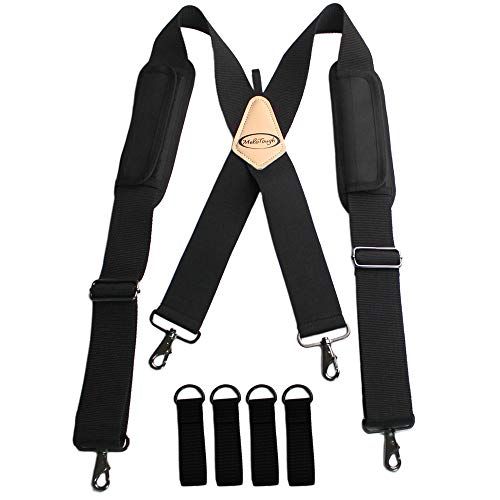 New Red Ruler Design Tool Belt Suspenders Strap To Reduce Waist Weight  Heavy Work Suspender For Men Working Braces Tooling Sling