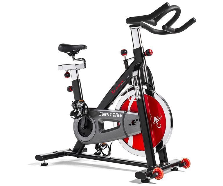 DuraB Indoor Cycling Bike Exercise Bike with Flywheel Spinning Fitness Bike for Home Cardio Workout Adjustable Seat and Handlebars