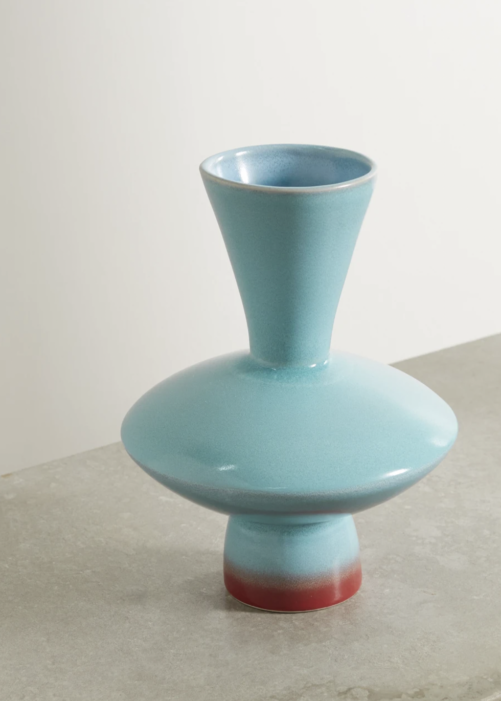 Stevie Ombré Glazed Ceramic Vase