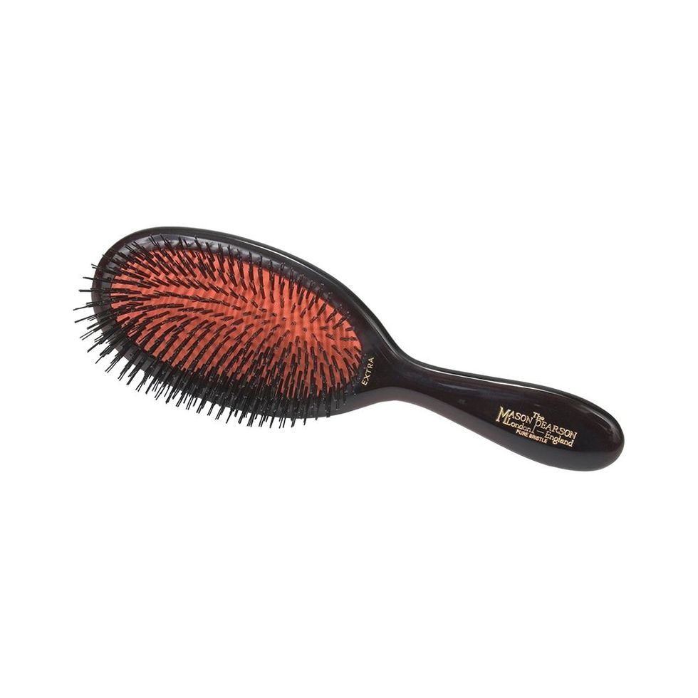 Hair Brush Mini Boar Bristle Hairbrush for Thick Curly Thin Long Short Wet  or Dry Hair Detangle Massage Add Shine, Pocket Travel Small Paddle Hair