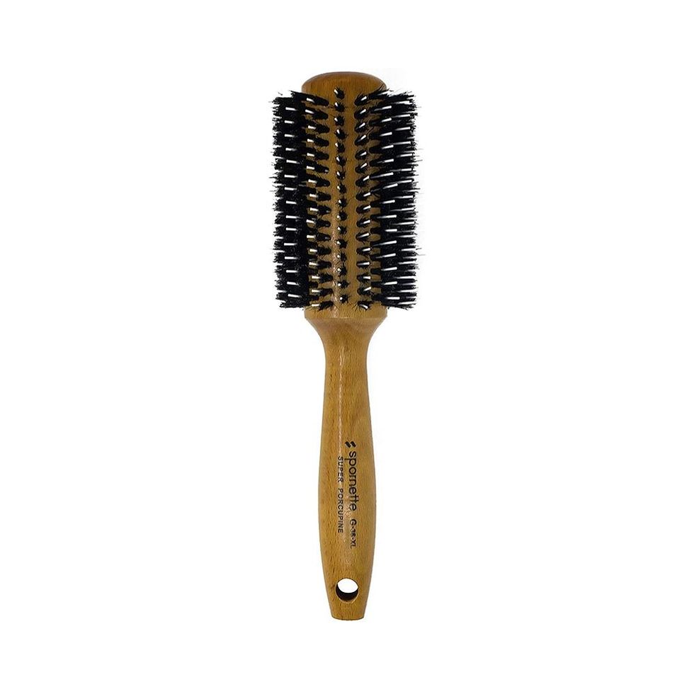 Hair Brush Mini Boar Bristle Hairbrush for Thick Curly Thin Long Short Wet  or Dry Hair Detangle Massage Add Shine, Pocket Travel Small Paddle Hair