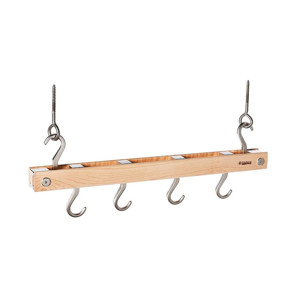 J.K. Adams Hardwood Mini Bar Pot Rack