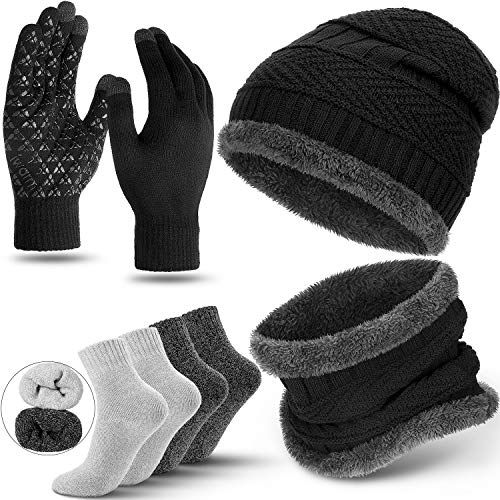 Geyoga Hat/Scarf/Gloves/Socks Set