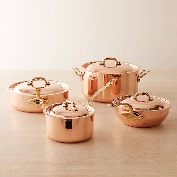 Mauviel Copper 8-Piece Cookware Set