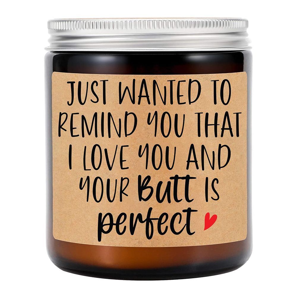 Parents! Boyfriend Partner Valentine Yellow Jar Candle Girlfriend Great Gift for Anyone