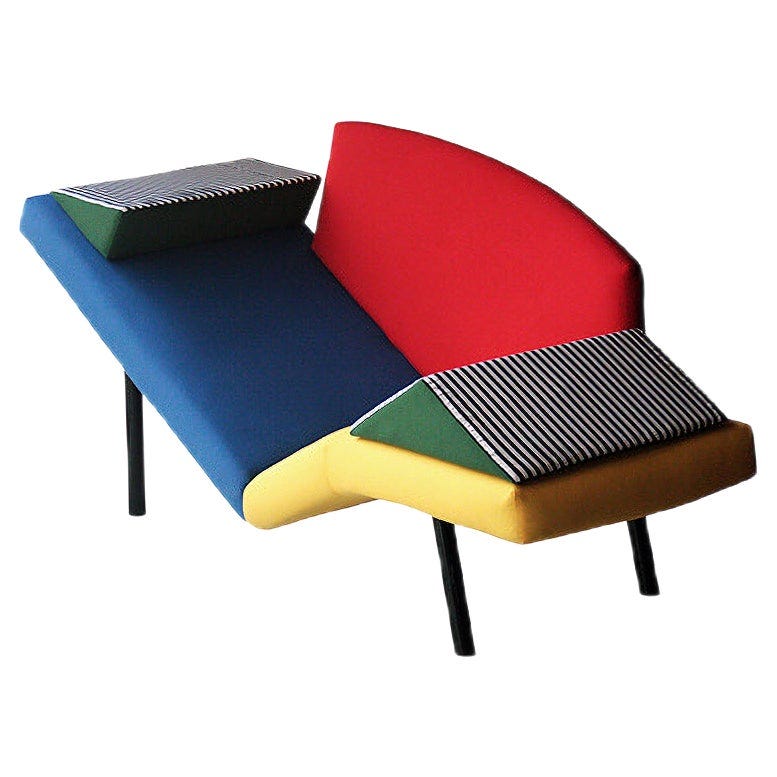 Italian Geometric Chaise