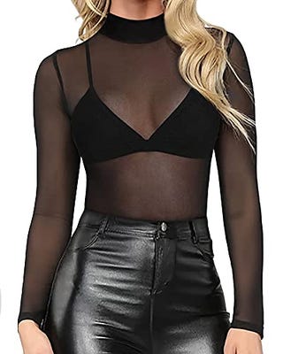 Sheer Mesh Top