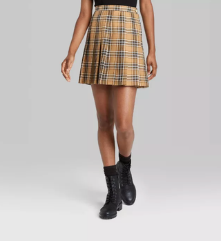 Plaid Mini Skirt