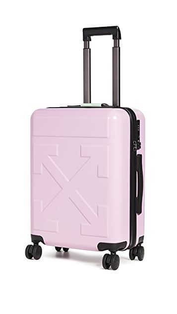 Off-White 粉色硬殼登機行李箱