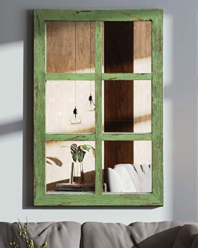 El juego de los espejos para dar luminosidad a tu hogar  Decoración de  unas, Espejos ventana, Ventanas viejas de madera