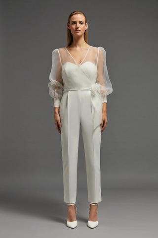 Organza Wrap Top
