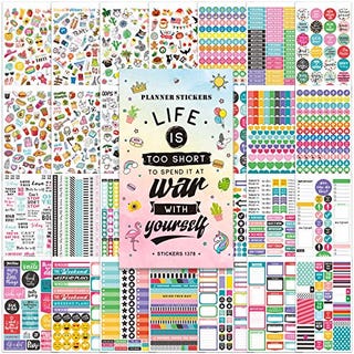 Planner Stickers - 28 Sheets / 1378 Stickers