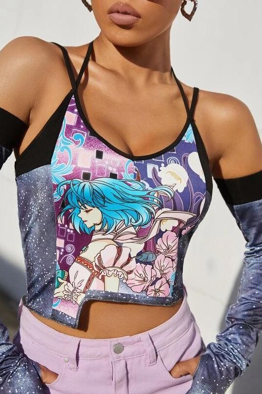 Y2K Two Piece Maddy Euphoria Rave Outfit 