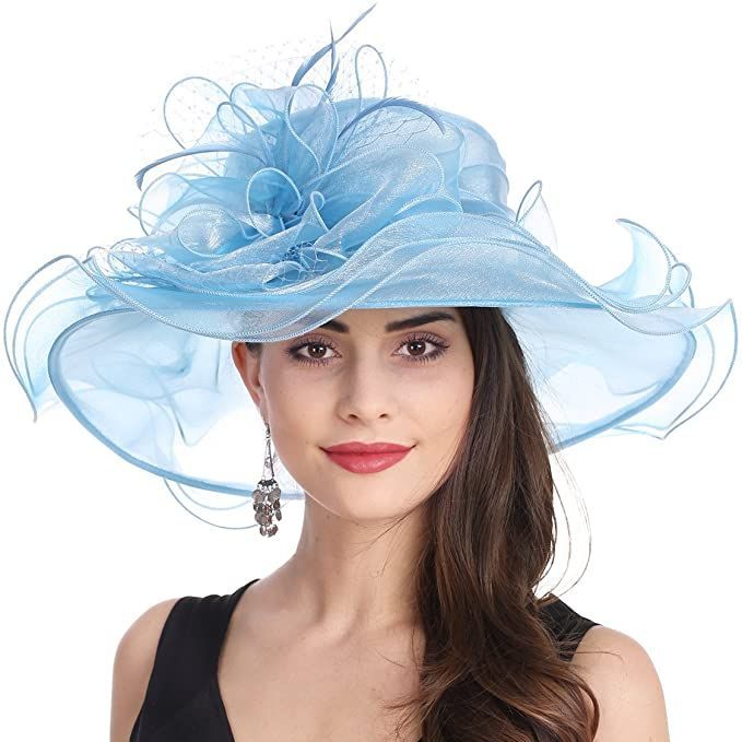 Summer Organza Kentucky Derby Hats For Women Elegant Fascinator