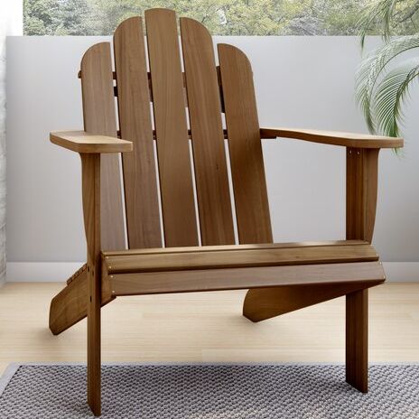 Teak Perreira Wood Adirondack Chair