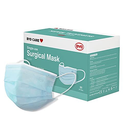 Single Use Disposable 3-Ply Mask (50 Pack)