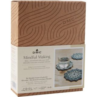 DMC Mindful Making Kit de crochet pour sous-verres Mandala