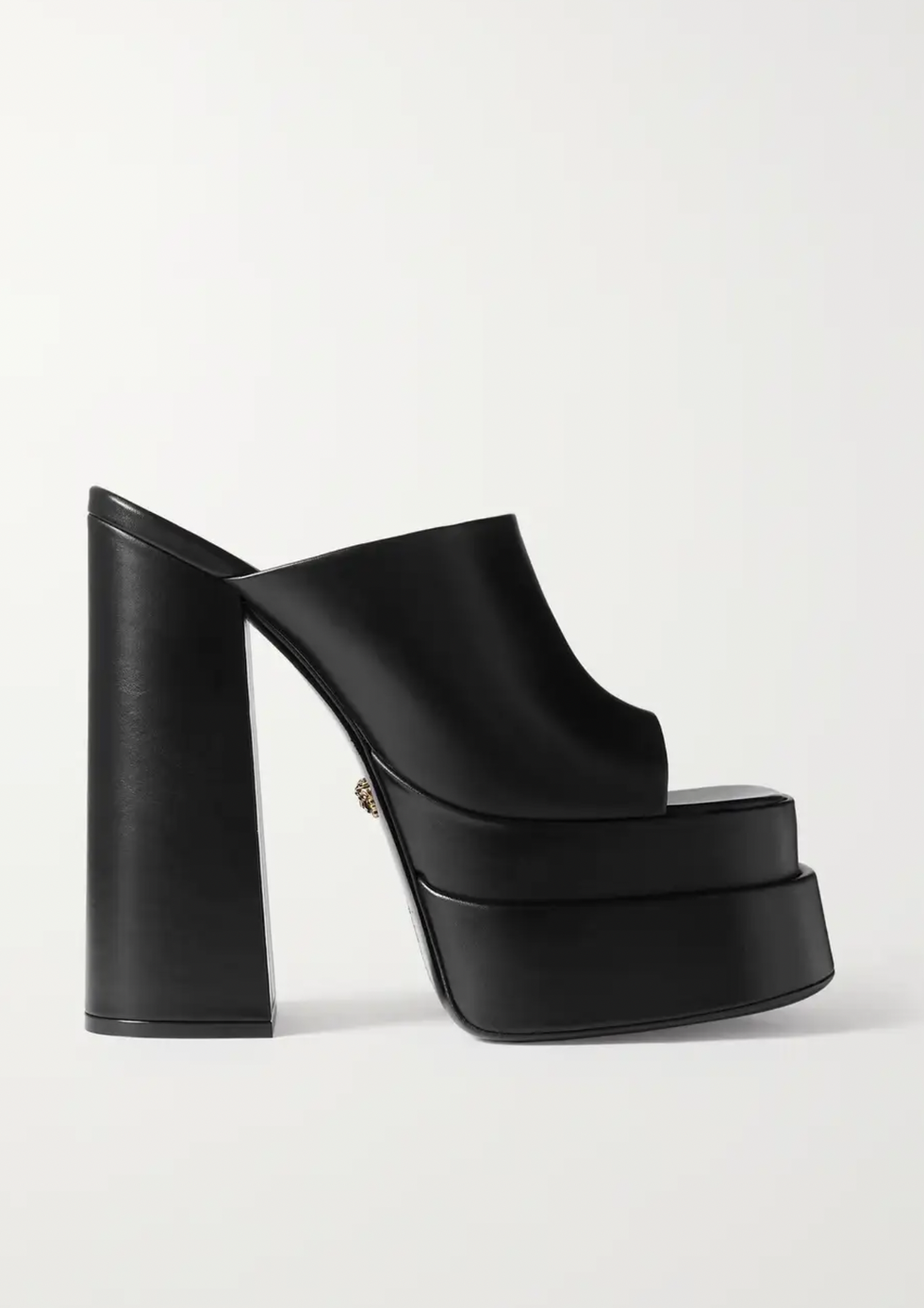 Versace Ladies Medusa Chain-trim Backless Heel Mule, Brand Size 36