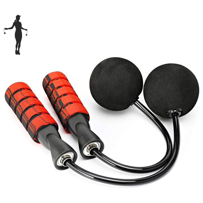 Weighted Jump Rope Weight-bearing Skipping Rope Fitness Training Rope Adjustable 