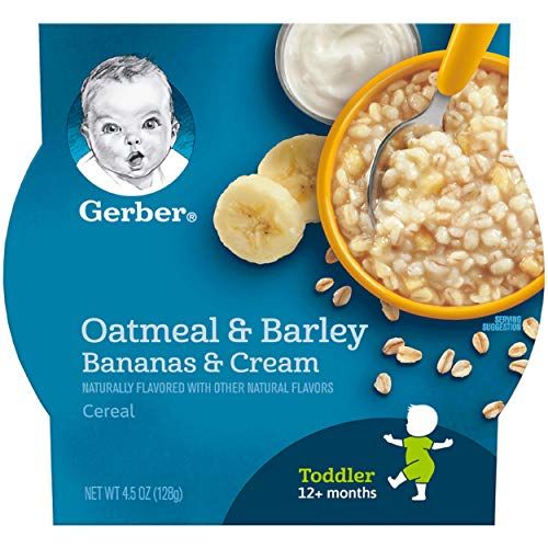 Oatmeal & Barley, Bananas & Cream Cereal