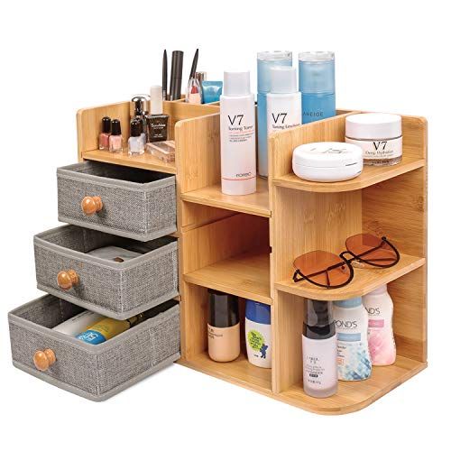 Updesign 3 Tier Bathroom Counter Organizer, Counter Standing Rack Cosmetic  Holder, Bathroom Countertop Organizer and Storage, Vanity Organizer