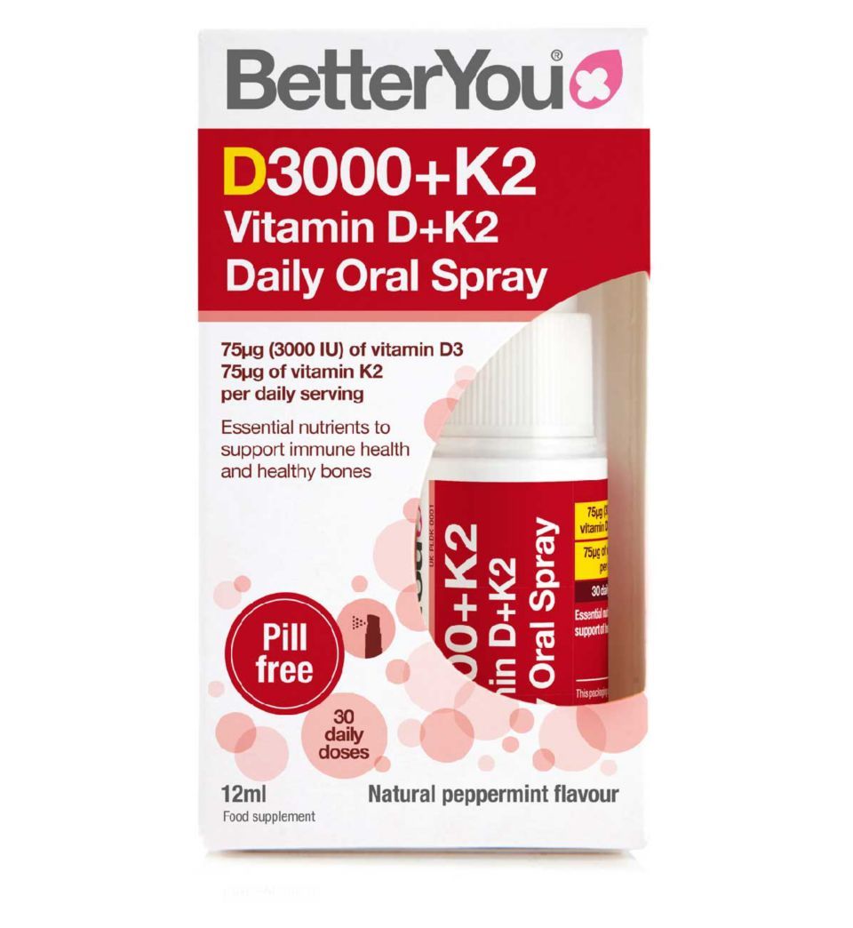 D3000 + K2 Vitamin D + K2 Daily Oral Spray