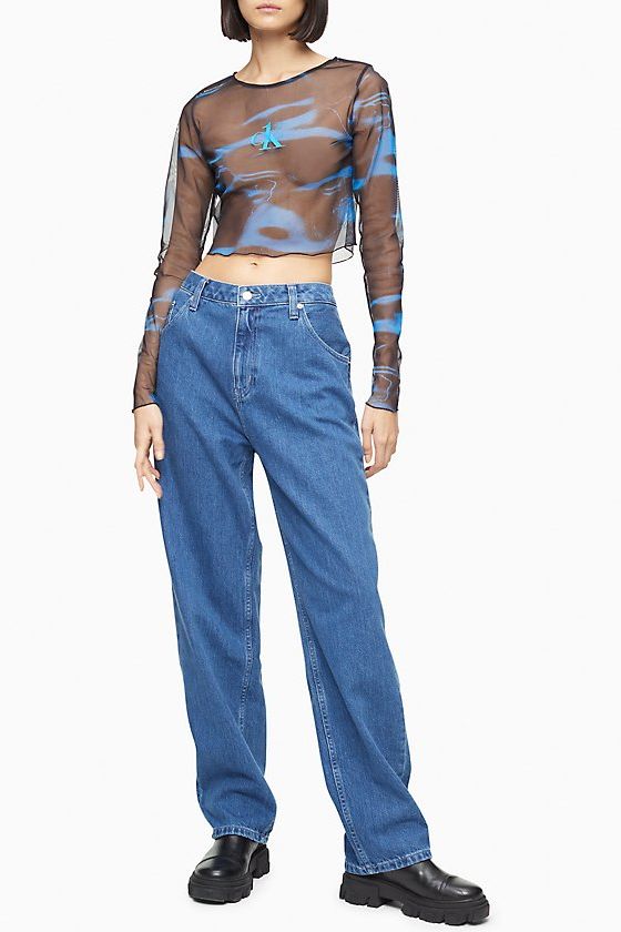 CK ONE Low Rise Baggy Jeans