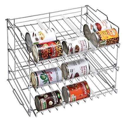 3 Tier Stackable Can Rack Holder