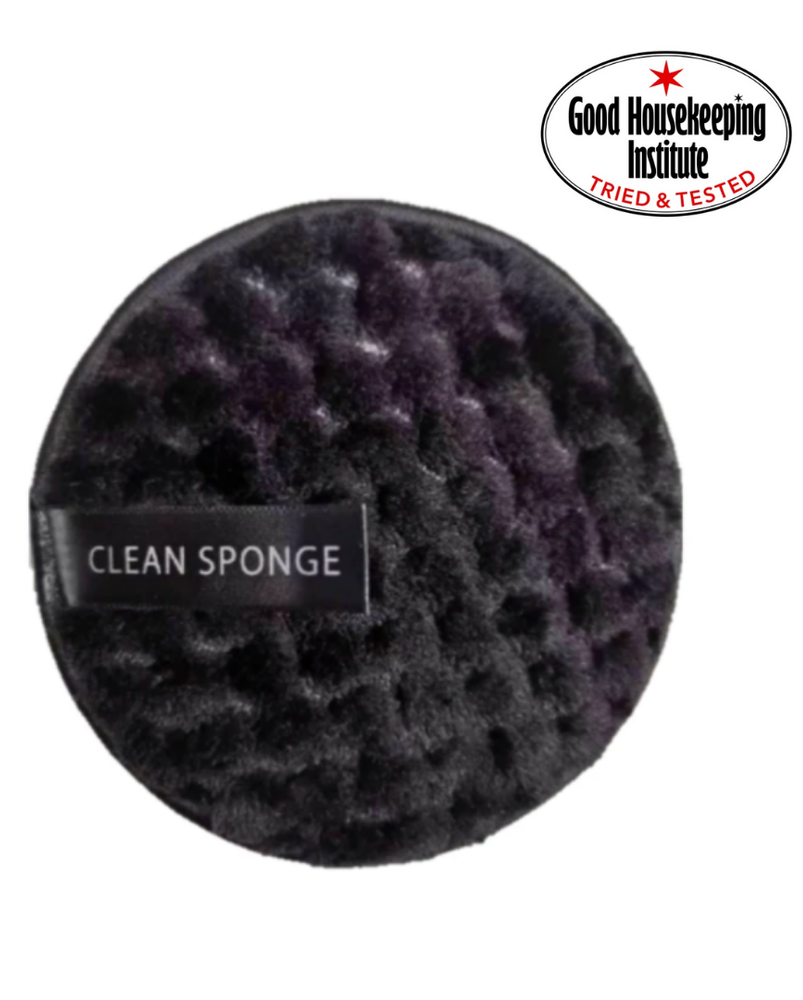 Midnight Black Oval Reusable Ultra Soft Makeup Remover Pad