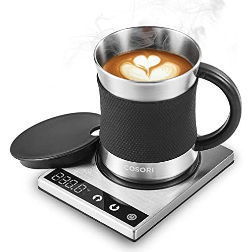 Coffee Mug Warmer & Mug Set