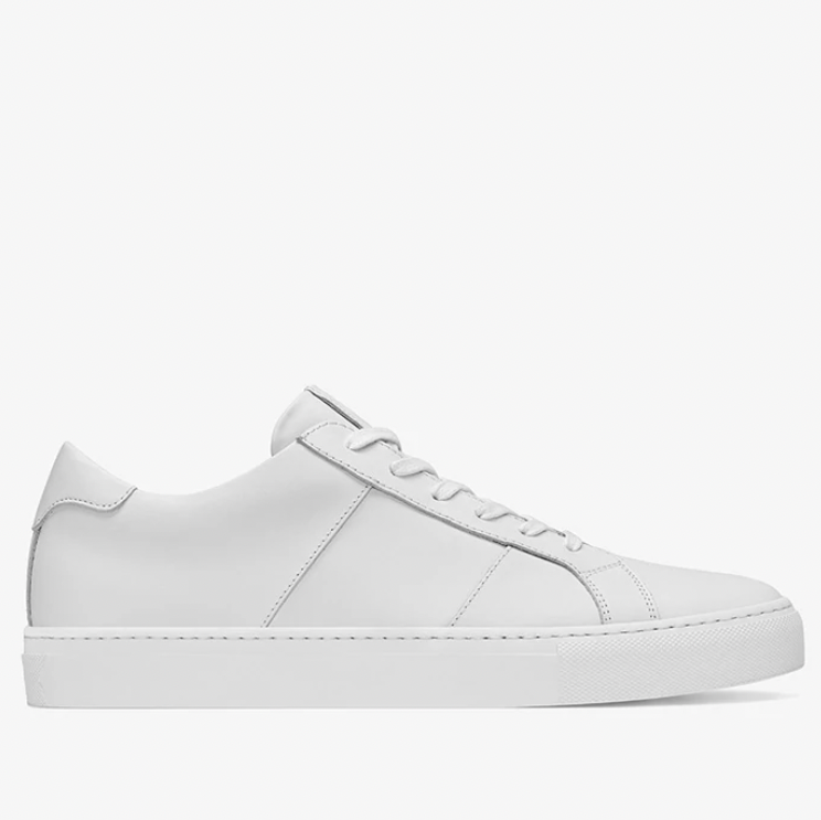 all white sneakers