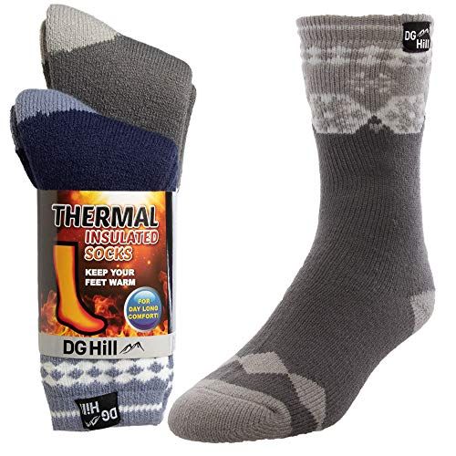 DG Hill Thick Heat Trapping Insulated Boot Thermal Socks