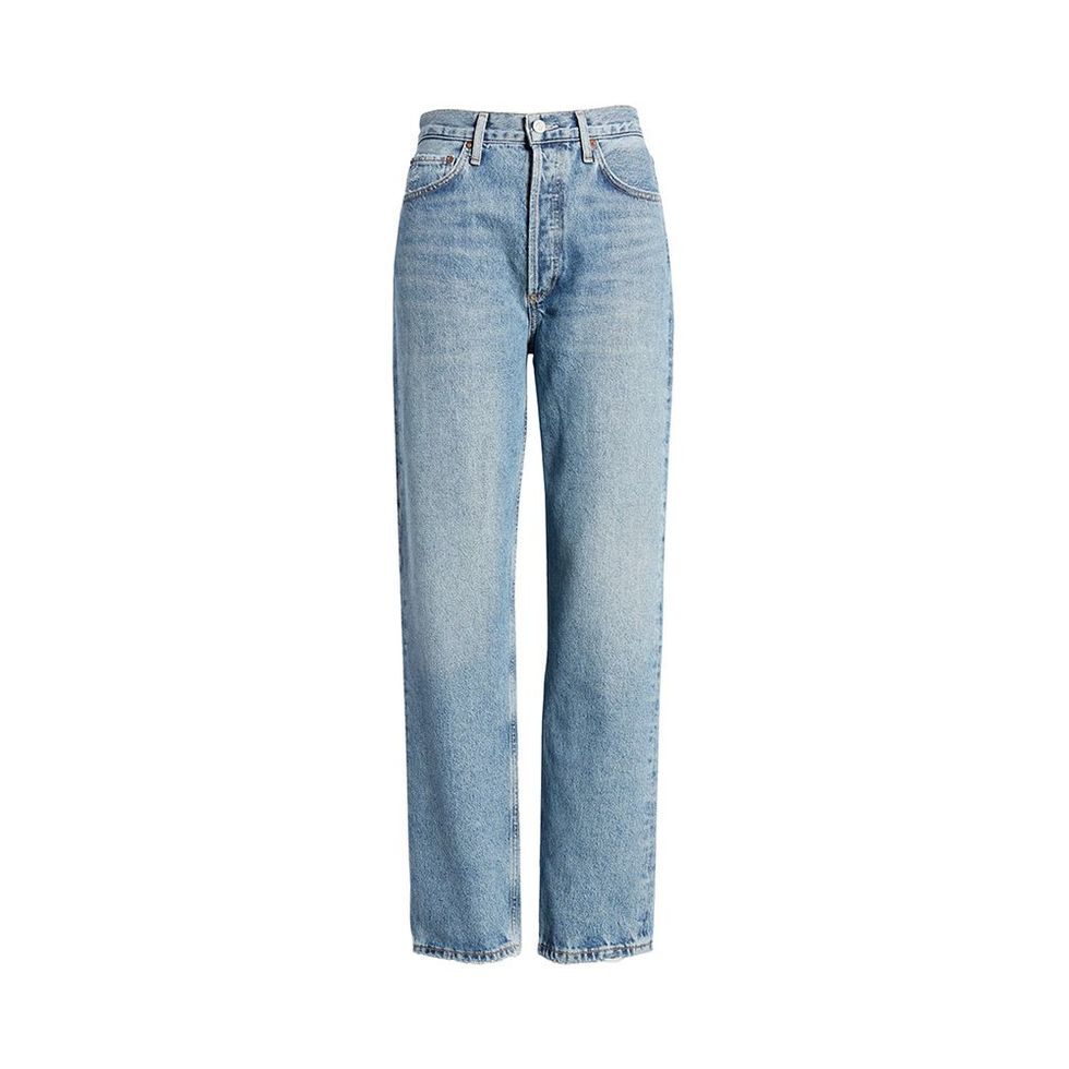 ’90s Pinch High Waist Straight Leg Organic Cotton Jeans