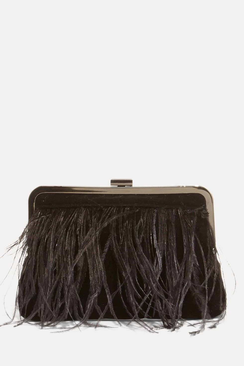 Fion Feather Clutch Bag