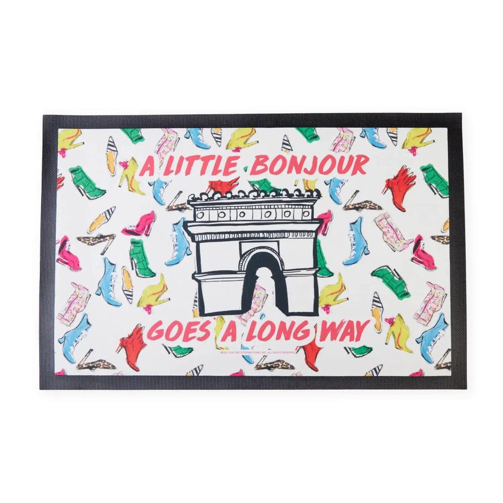 Emily in Paris-inspired 'A Little Bonjour' doormat