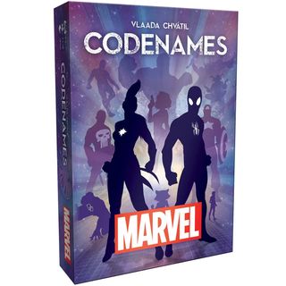 Juego de cartas Codenames - Edición Marvel