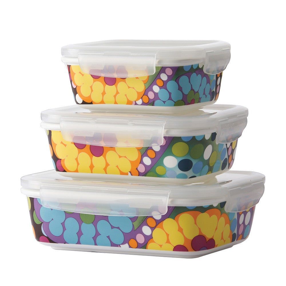 Pioneer Woman Vintage Floral 20 Pc Food Storage Containers Set-NEW free shiping 
