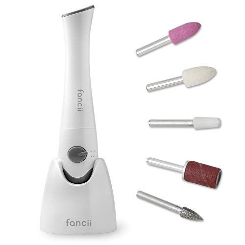 Professional Electric Manicure and Pedicure Nail File Set with Stand