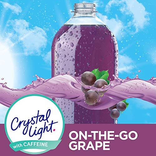 Crystal Light Sugar-Free Grape Energy Drink Mix with Caffeine